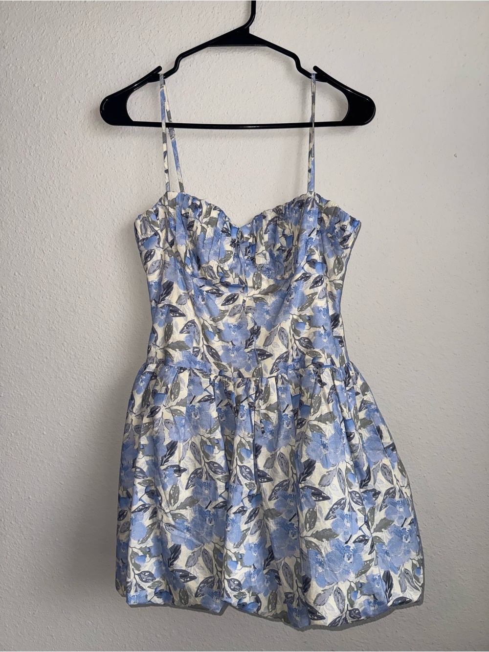 ASTR The Label Blue Floral Mini Dress Size Small